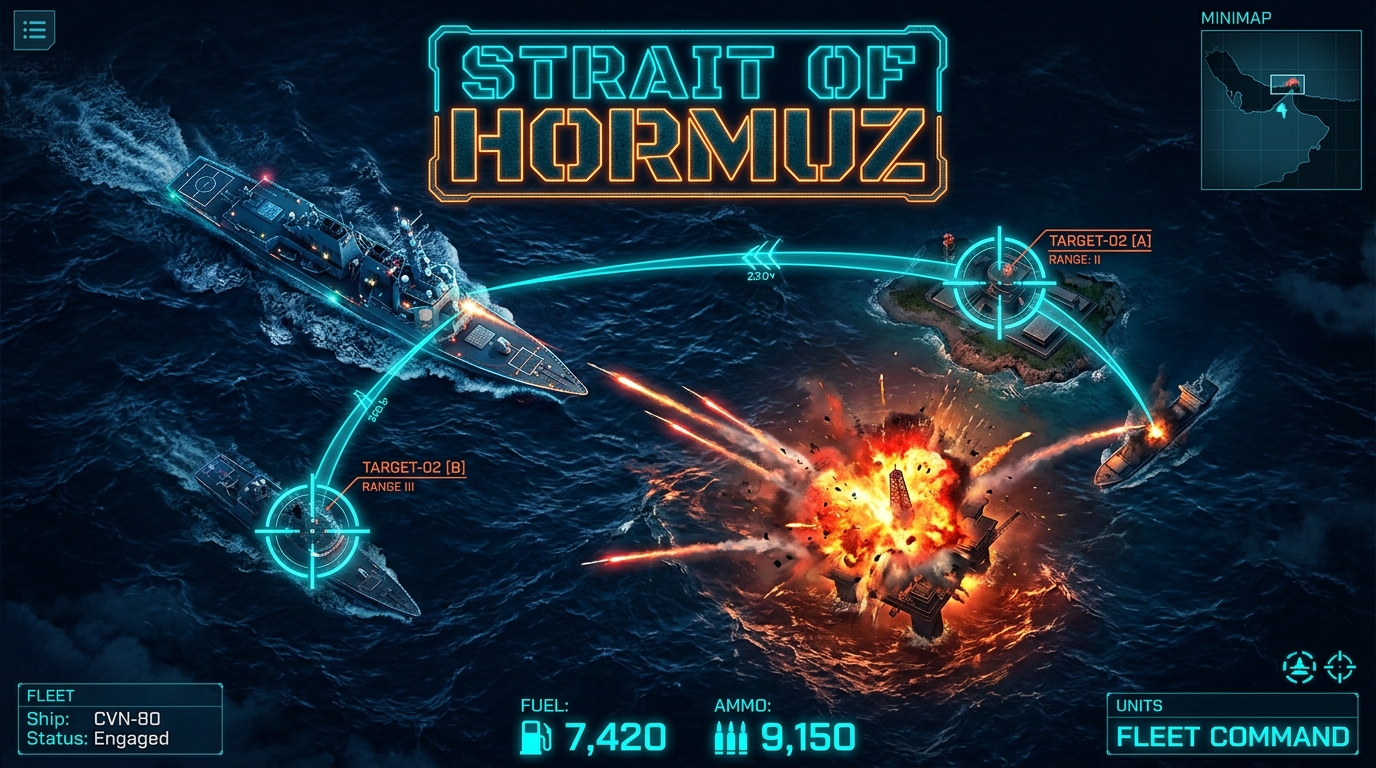 Strait of Hormuz game screenshot
